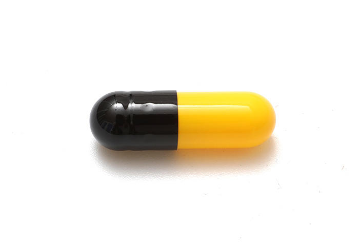 Black and Yellow Medical Size 00,0,1,2,3,4 Gelatin Empty Capsule