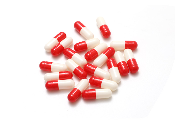 Red and White Rapid Dissolution Empty Hard Gelatin Capsules