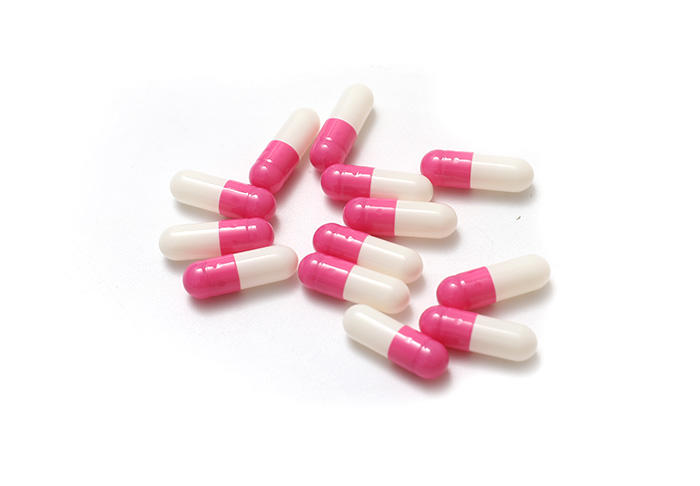 Size 00,0,1,2,3,4 Pink and White Medical Empty Hard Gelatin Capsules