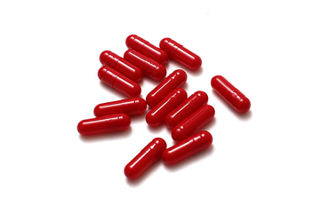 Medical Red Customized Printing Empty Gelatin Capsules