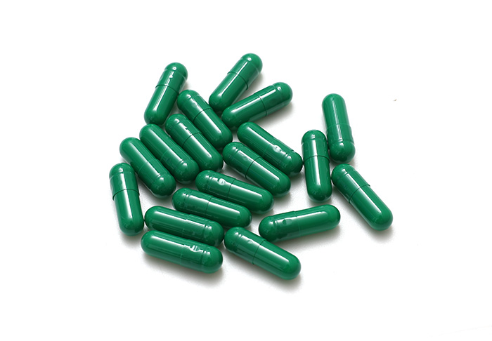 Size 00,0,1,2,3,4 Green Empty Hard Gelatin Capsules