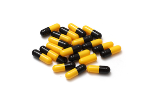 Black and Yellow Medical Size 00,0,1,2,3,4 Gelatin Empty Capsule